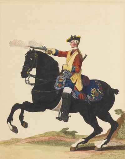 5. Hesteregiment, 1742 af English School